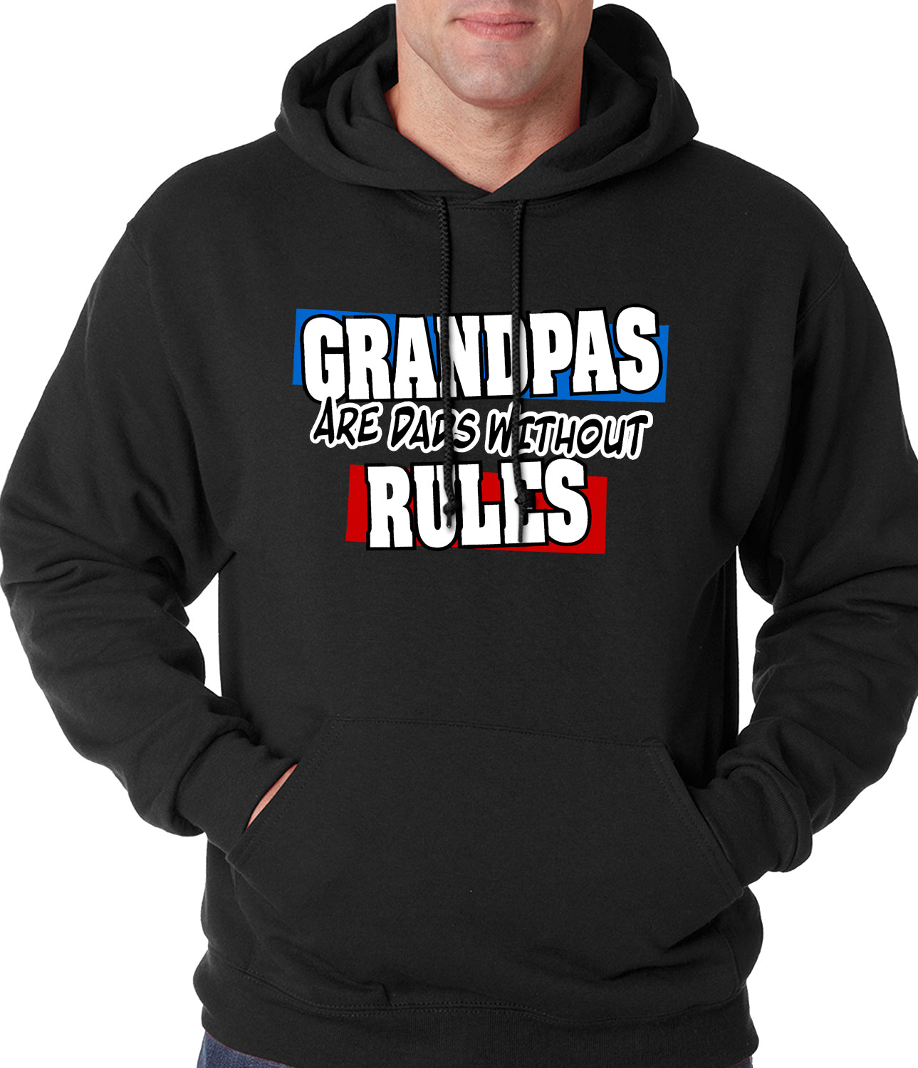 Grandpas are Dads Without Rules Adult Hoodie