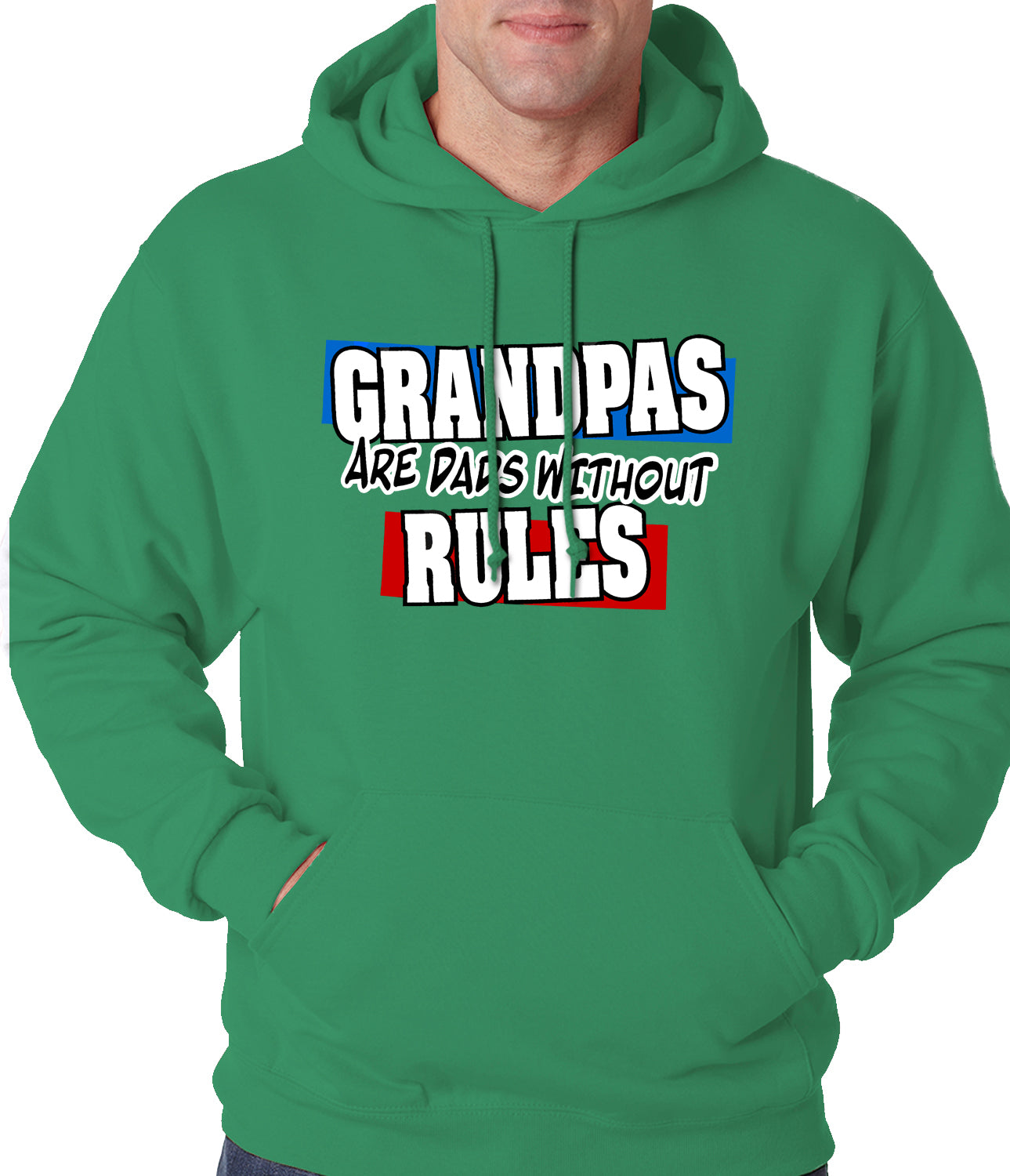 Grandpas are Dads Without Rules Adult Hoodie