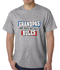 Grandpas are Dads Without Rules Mens T-shirt