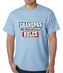 Grandpas are Dads Without Rules Mens T-shirt