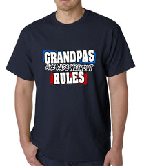 Grandpas are Dads Without Rules Mens T-shirt