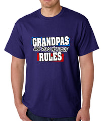 Grandpas are Dads Without Rules Mens T-shirt