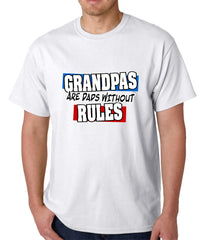 Grandpas are Dads Without Rules Mens T-shirt