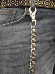 Graveyard Skulls Tough Link Jean and Wallet Chain