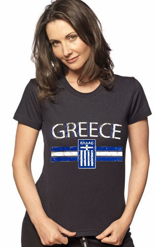Greece Vintage Shield International Girls T-Shirt