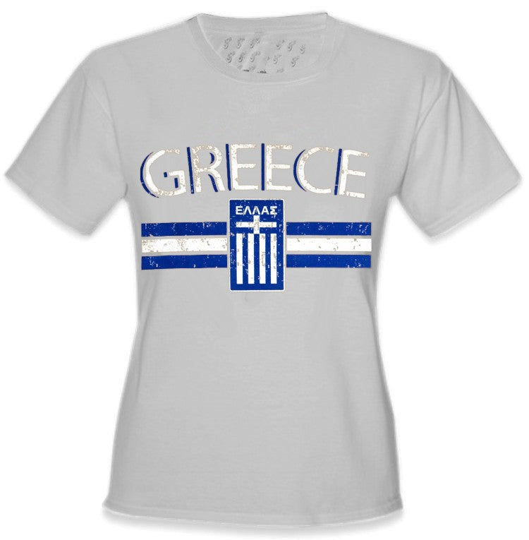 Greece Vintage Shield International Girls T-Shirt