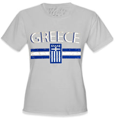 Greece Vintage Shield International Girls T-Shirt