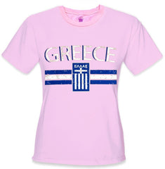Greece Vintage Shield International Girls T-Shirt