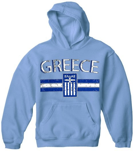 Greece Vintage Shield International Hoodie