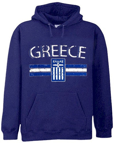 Greece Vintage Shield International Hoodie