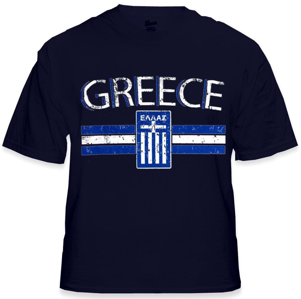 Greece Vintage Shield International Mens T-Shirt