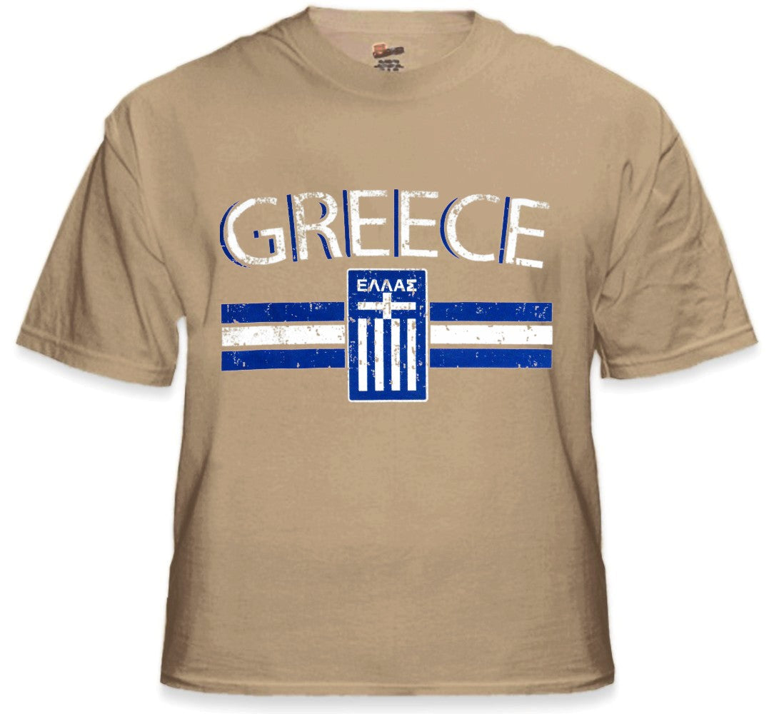 Greece Vintage Shield International Mens T-Shirt