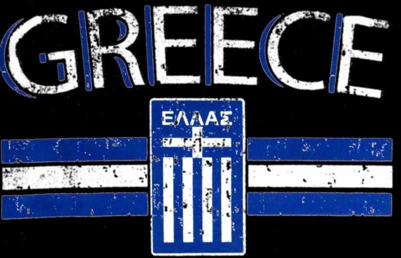 Greece Vintage Shield International Mens T-Shirt