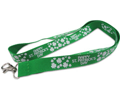 Green Happy St. Patrick's Day Lanyard