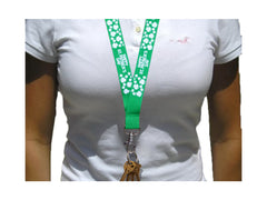 Green Happy St. Patrick's Day Lanyard