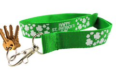 Green Happy St. Patrick's Day Lanyard