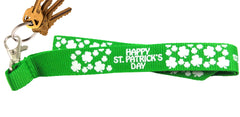Green Happy St. Patrick's Day Lanyard