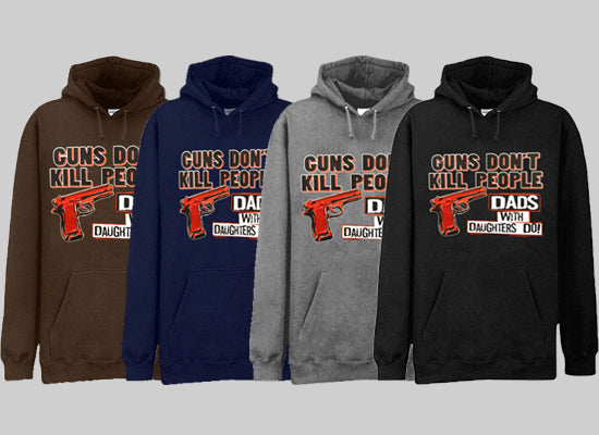 Guns Don't Kill People Adult Hoodie