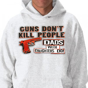 Guns Don't Kill People Adult Hoodie