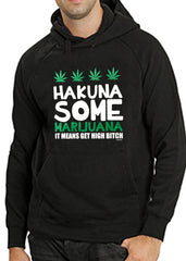 Hakuna Some Marijuana Adult Hoodie