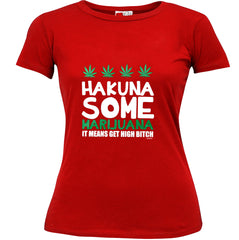 Hakuna Some Marijuana Girl's T-Shirt