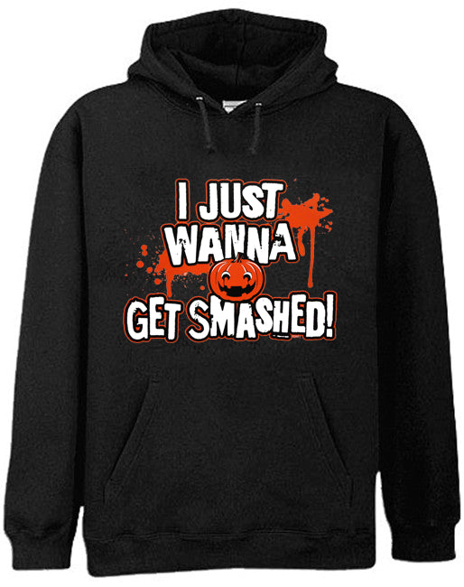 Halloween Shirts - Get Smashed Adult Hoodie