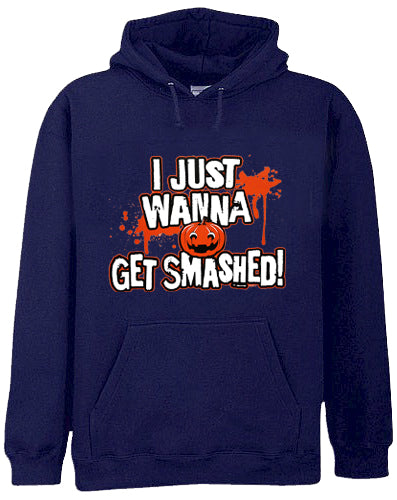 Halloween Shirts - Get Smashed Adult Hoodie