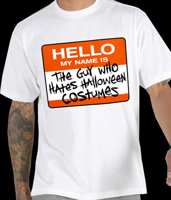 Halloween Shirts - Hello My Name Is... Adult T-Shirt