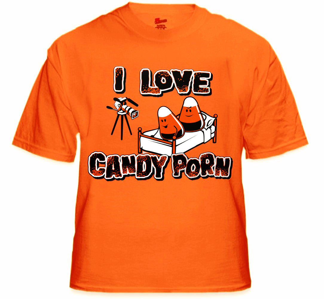 Halloween Shirts - I Love Candy Porn Men's T-Shirt