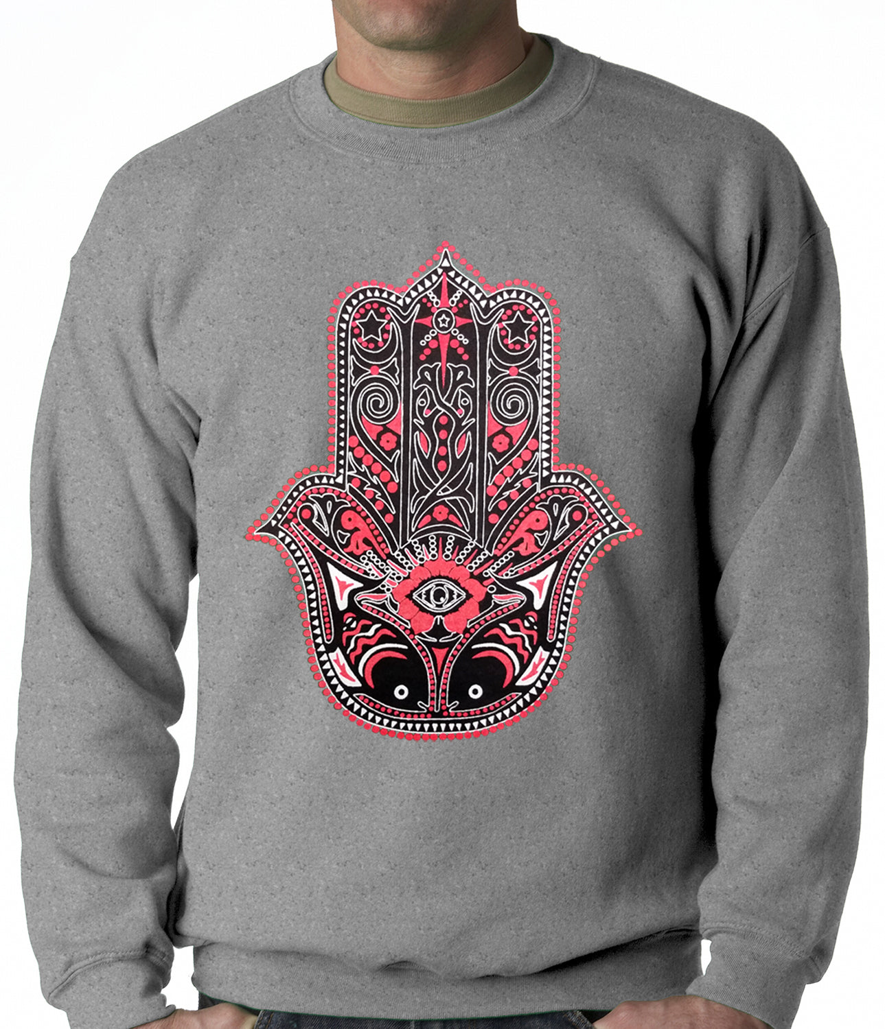 Hamsa - Hand of Protection Crewneck