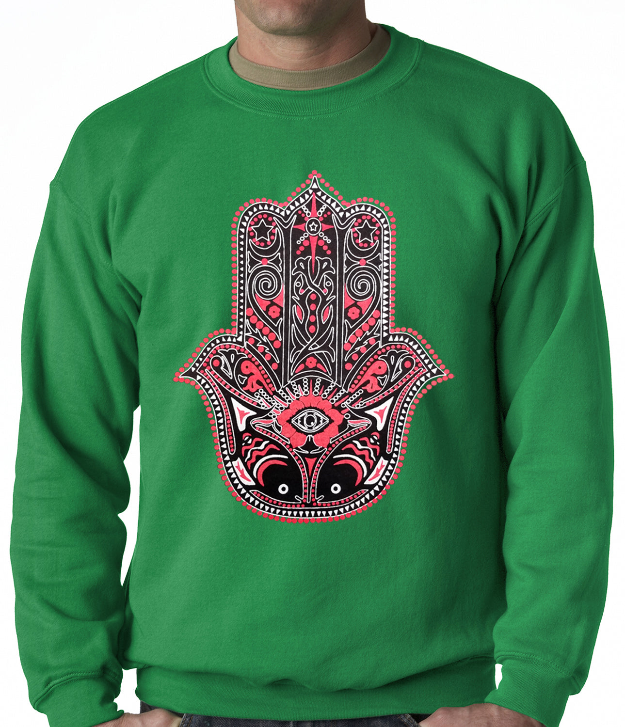 Hamsa - Hand of Protection Crewneck