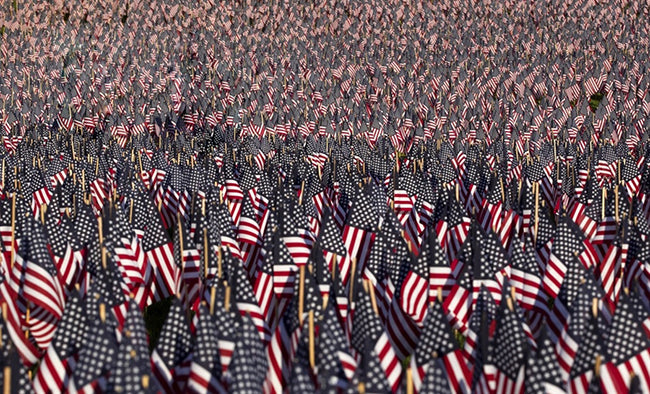 Hand Held American Flags (12 Pack) ONLY .33 Cents Each