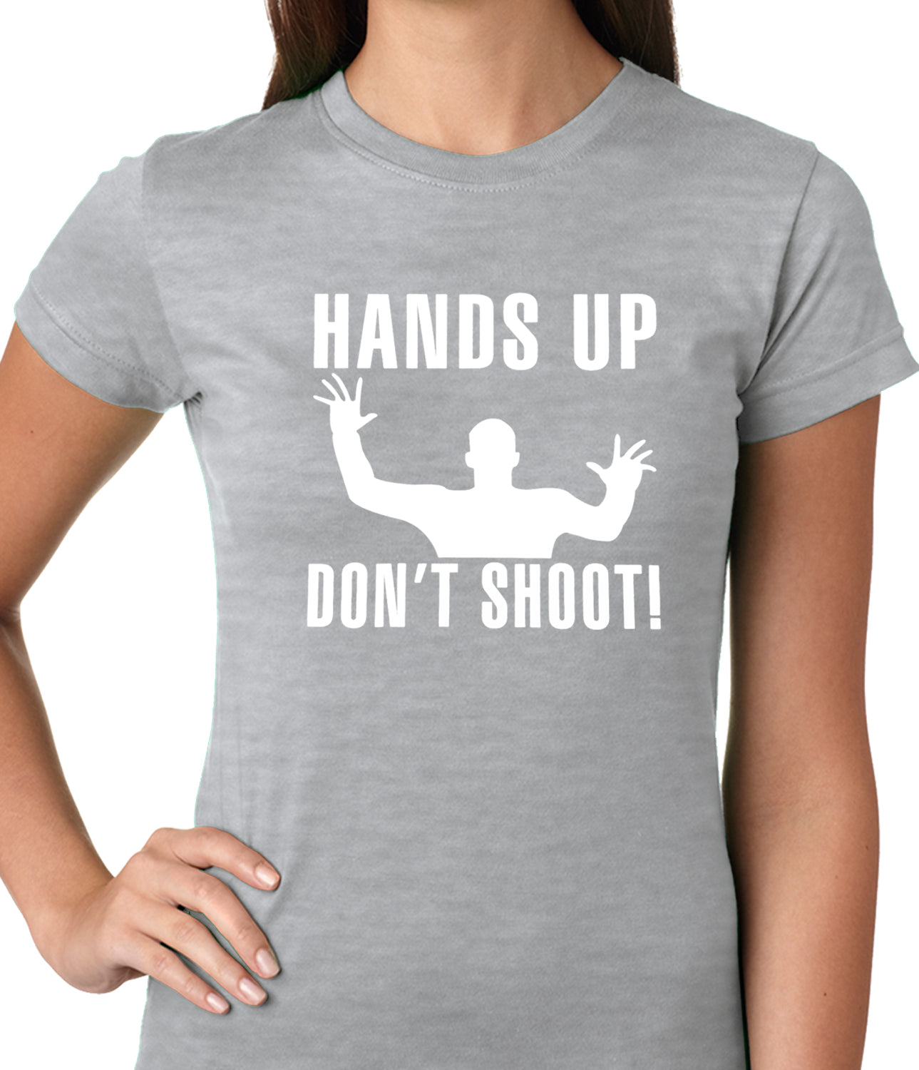 Hands Up Don't Shoot Girls T-shirt