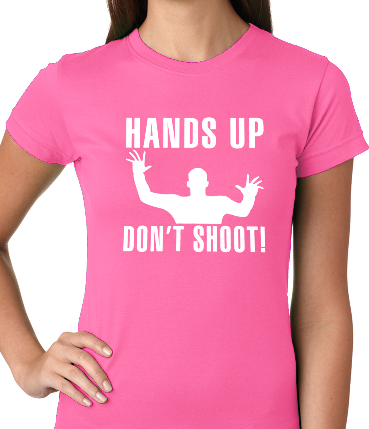 Hands Up Don't Shoot Girls T-shirt