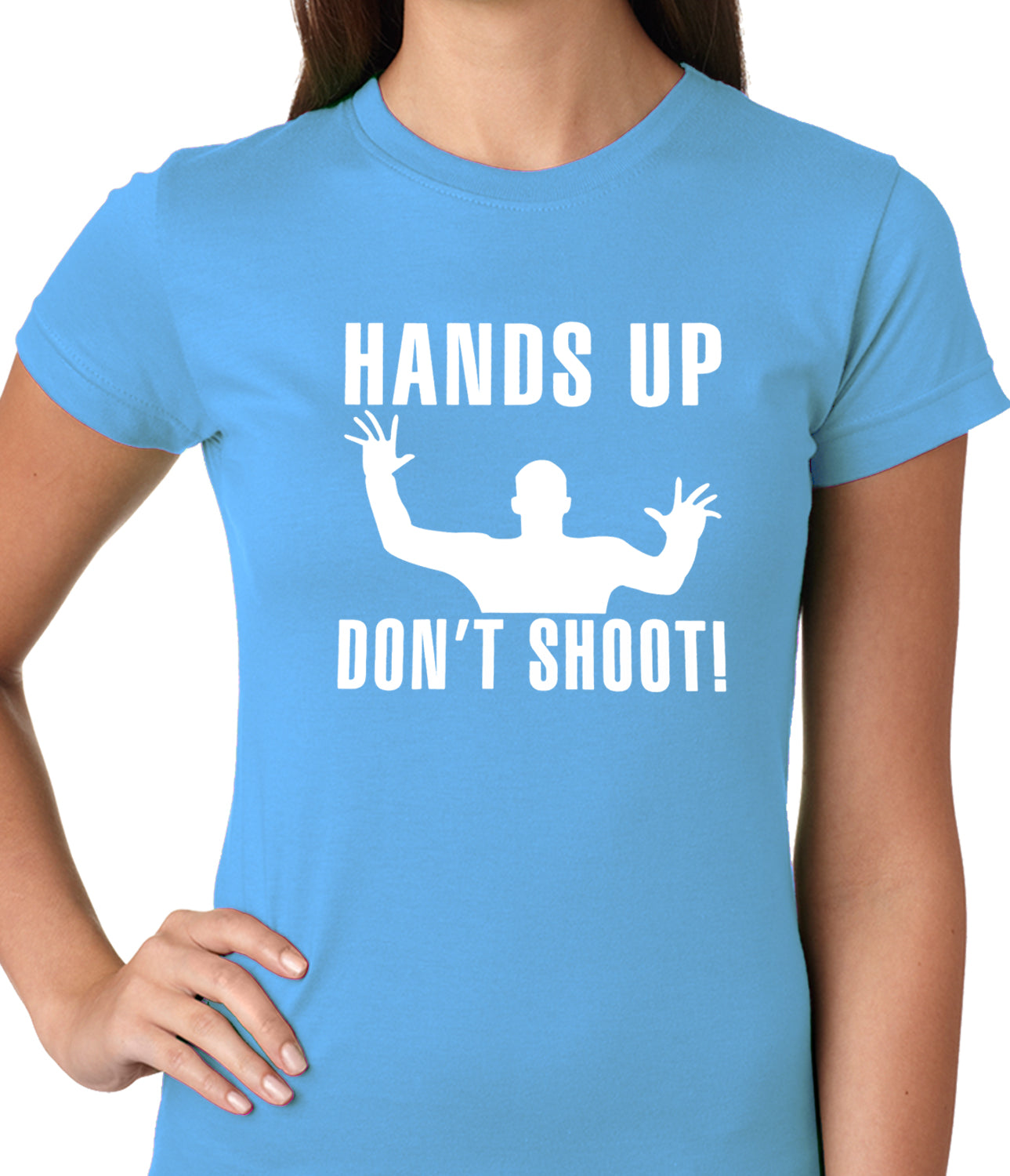 Hands Up Don't Shoot Girls T-shirt