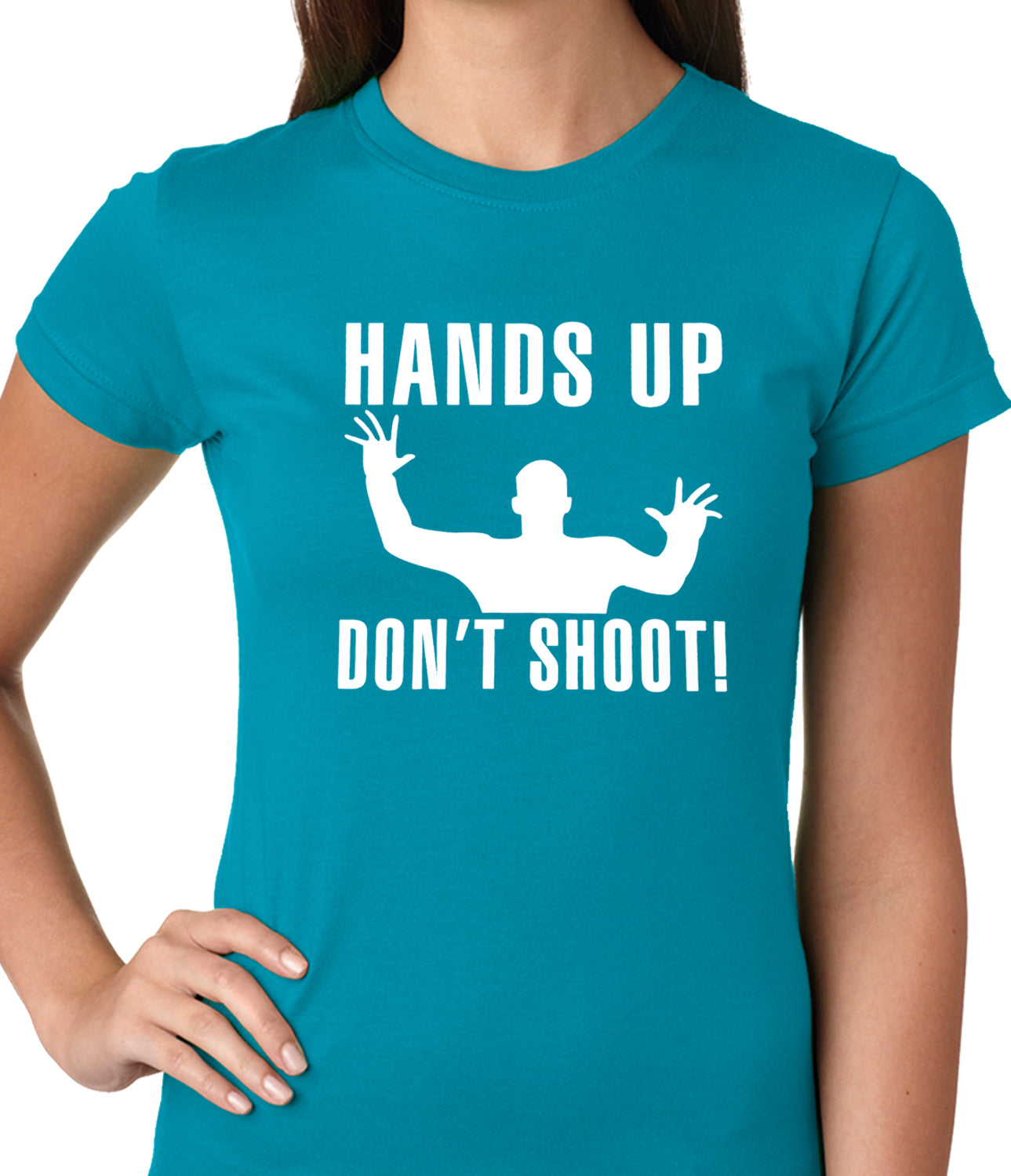Hands Up Don't Shoot Girls T-shirt