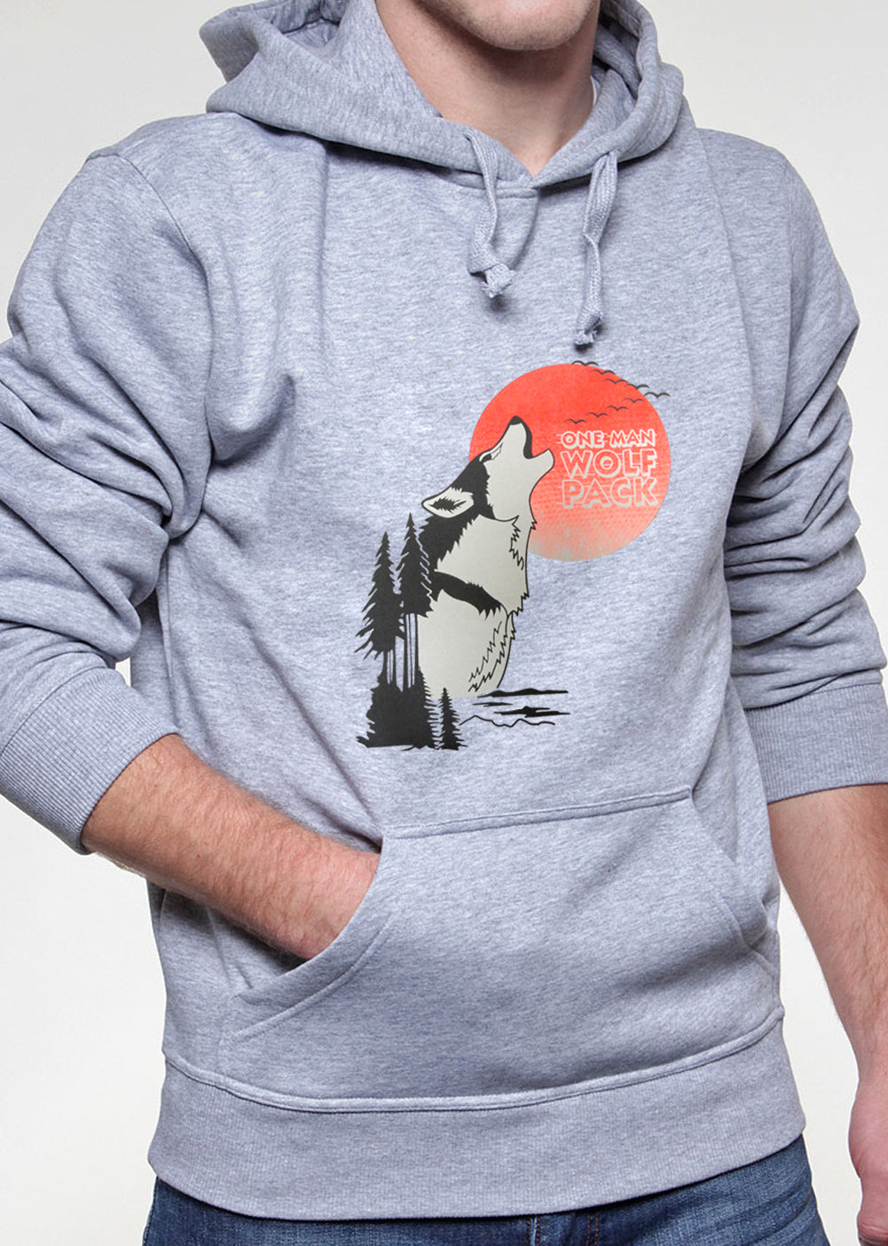 Hang Over - One Man Wolf Pack Adult Hoodie