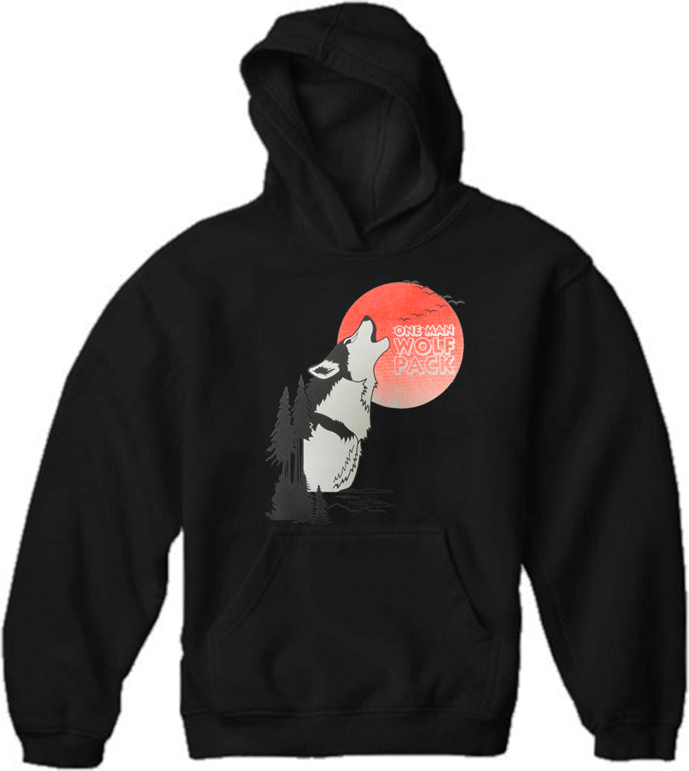 Hang Over - One Man Wolf Pack Adult Hoodie