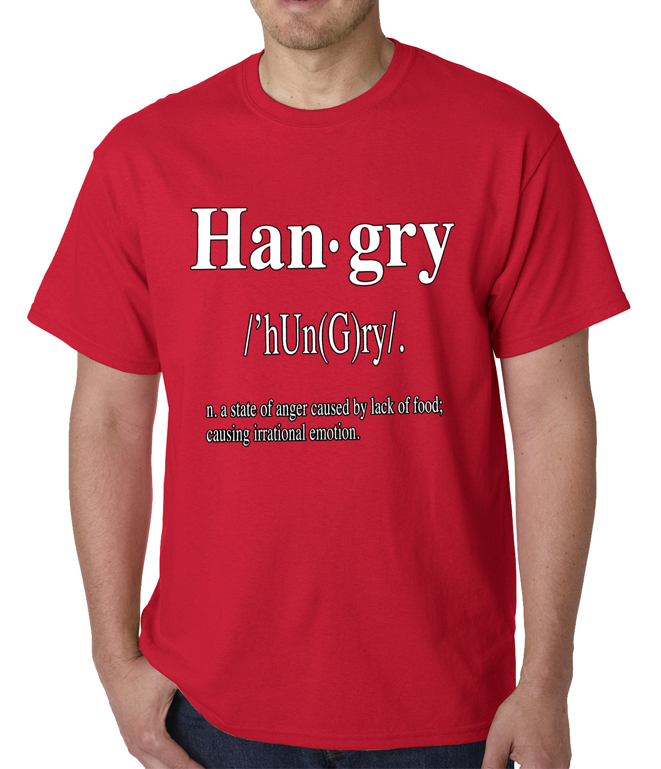 Hangry Definition Mens T-shirt