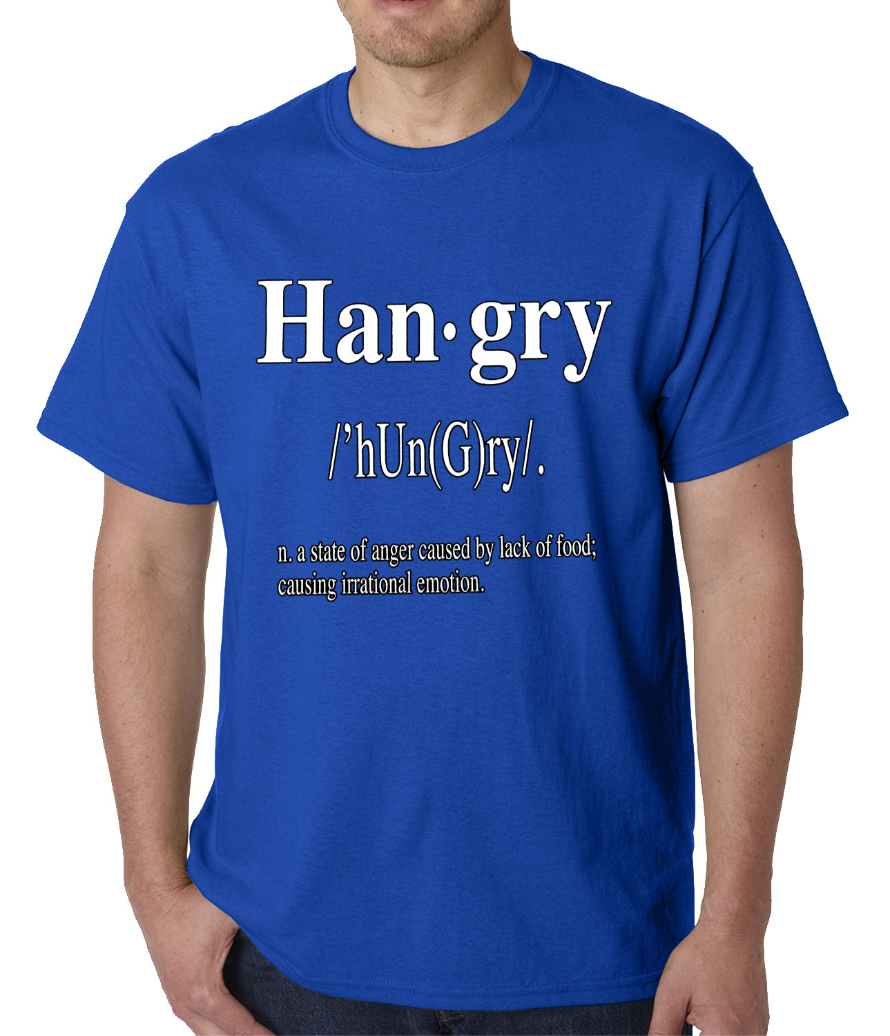 Hangry Definition Mens T-shirt