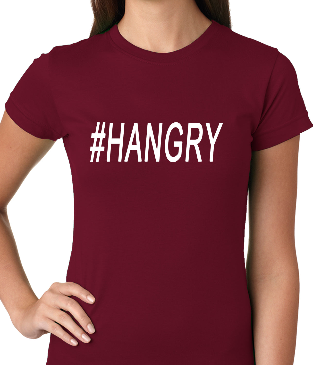 Hangry #Hangry Ladies T-shirt