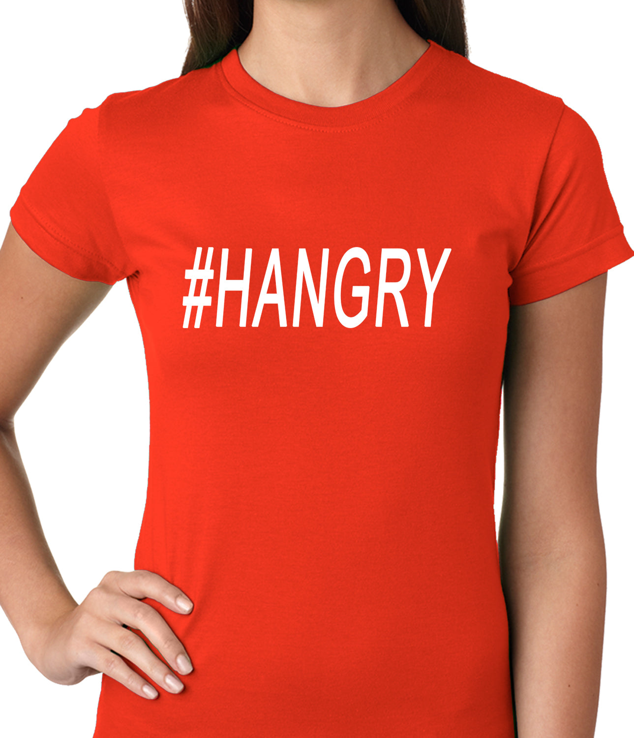 Hangry #Hangry Ladies T-shirt