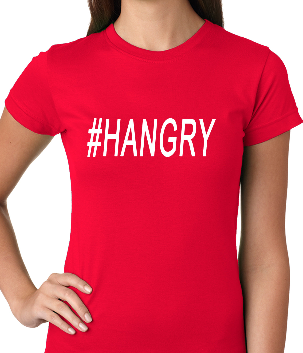 Hangry #Hangry Ladies T-shirt