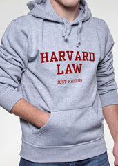 Harvard Law Just Kidding Adult Hoodie
