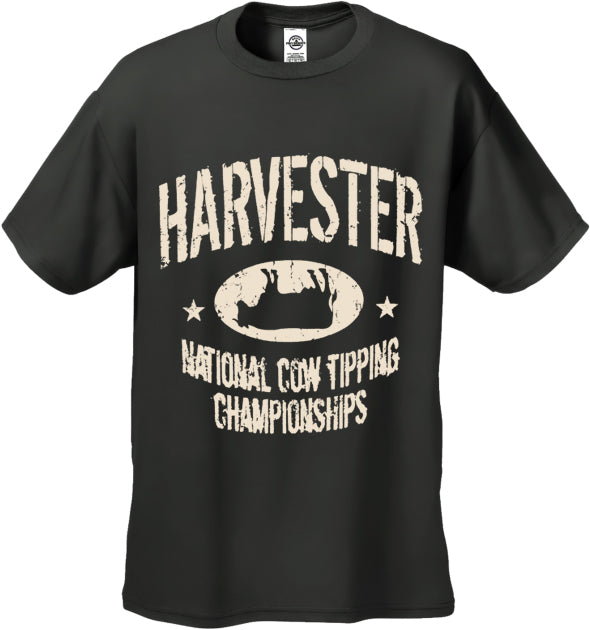 Harvester National Cow Tipping Championships Men's T-Shirt