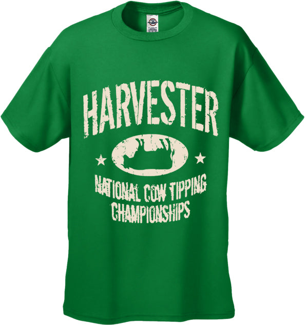 Harvester National Cow Tipping Championships Men's T-Shirt
