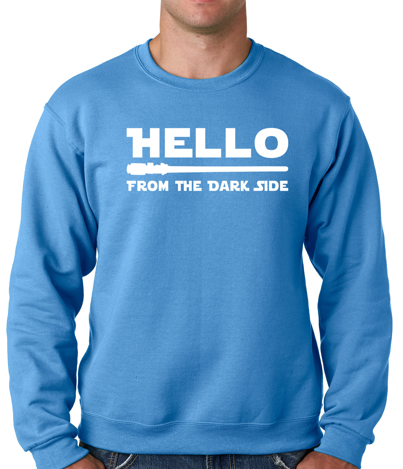Hello - From The Dark Side Adult Crewneck