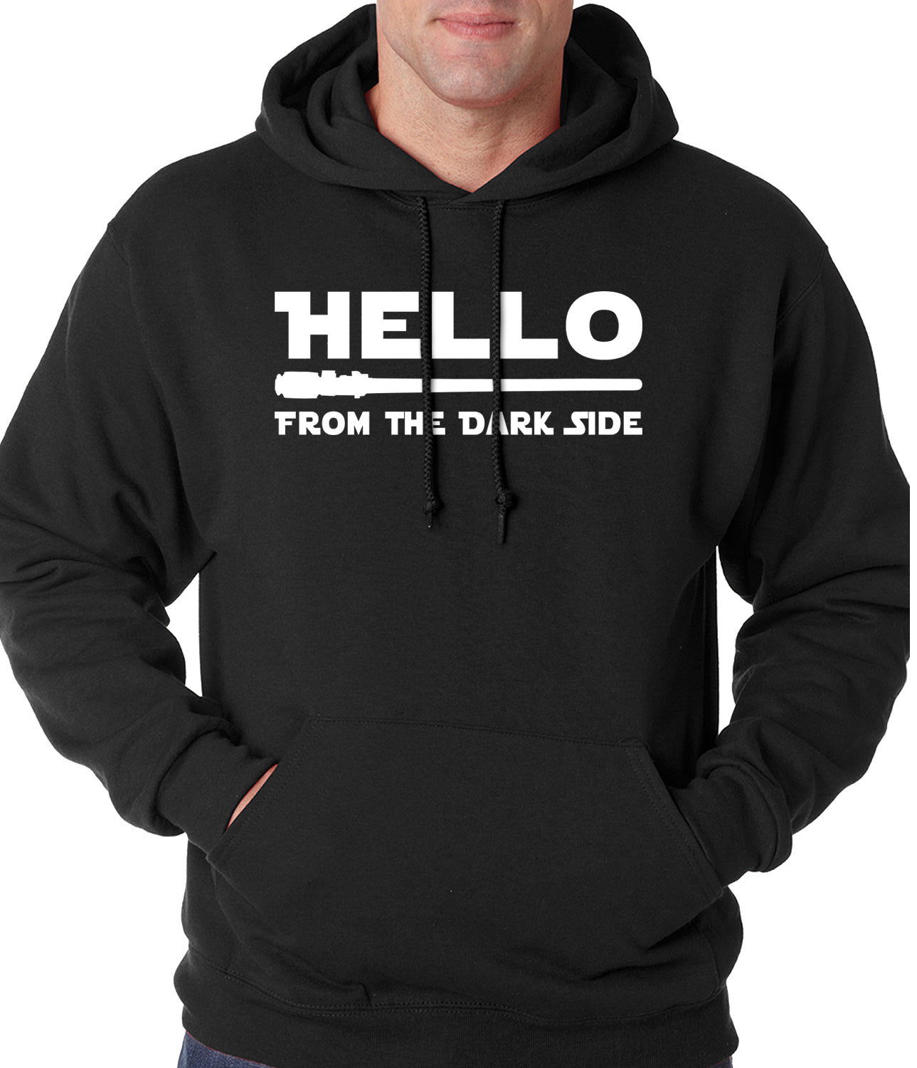 Hello - From The Dark Side Adult Hoodie