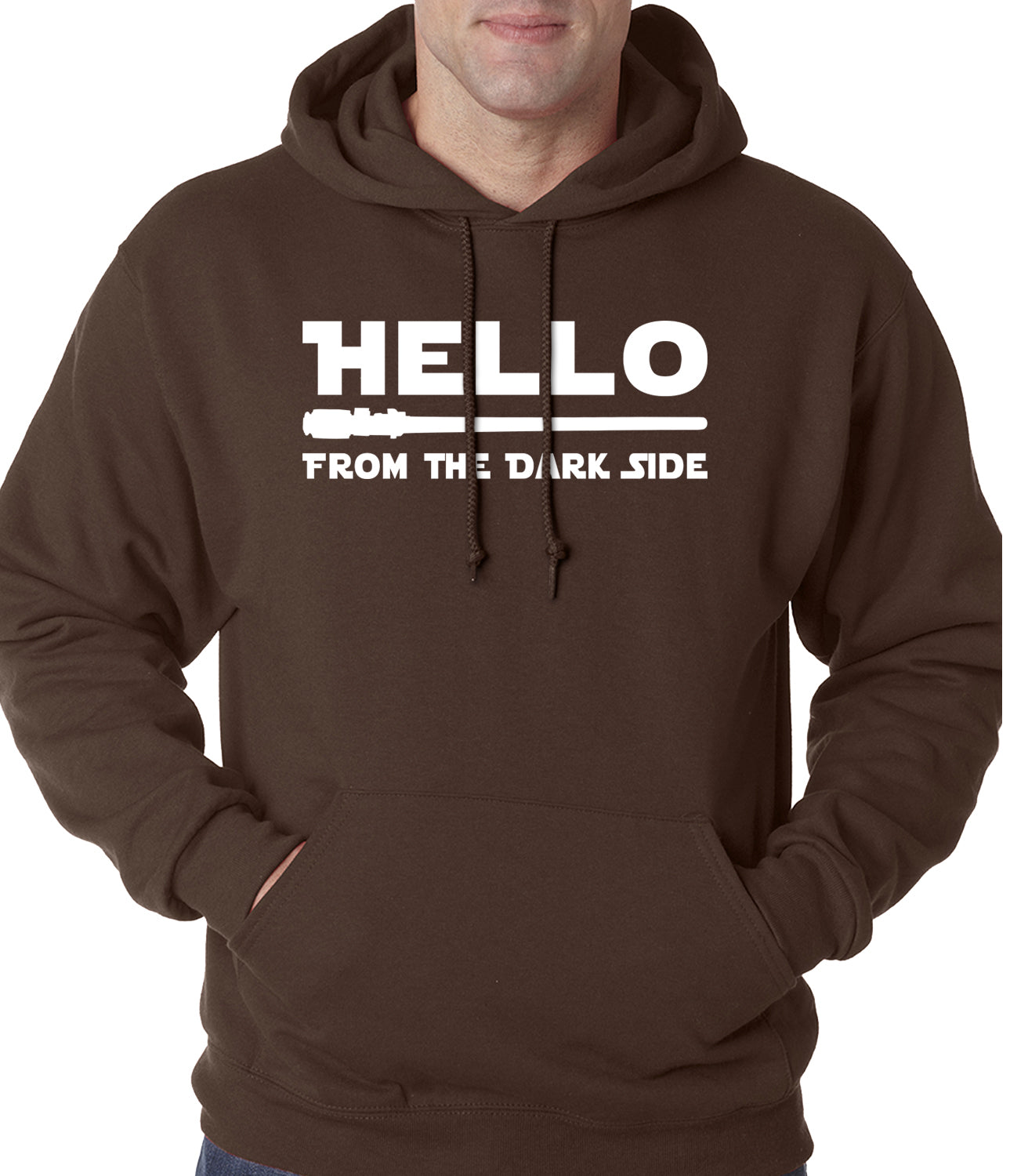 Hello - From The Dark Side Adult Hoodie