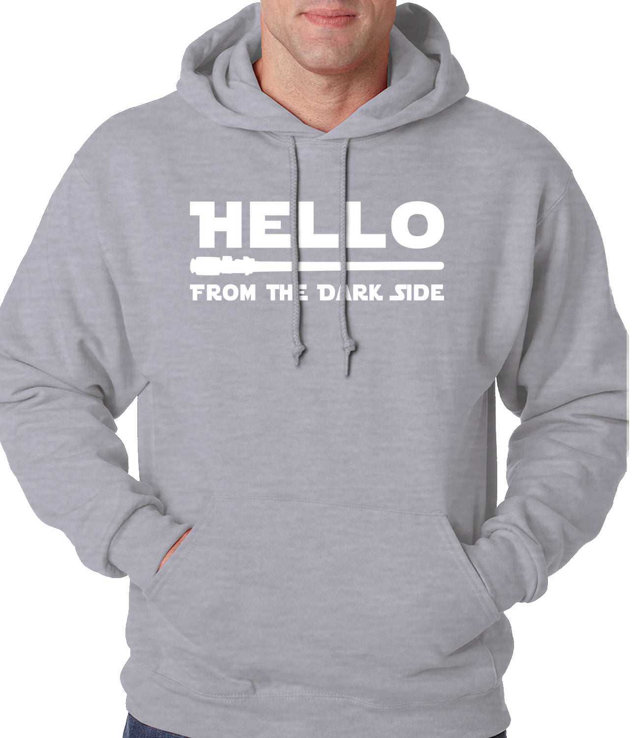 Hello - From The Dark Side Adult Hoodie